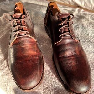 BED|STU Rich Brown Leather Oxfords